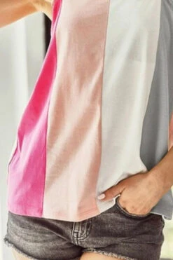 BiBi Cotton Span Color Block Ruffle Band Shoulder Tank -Little Loom Store 973e467a 9816 4feb 8e24 05d8dcfdf253 Max Origin