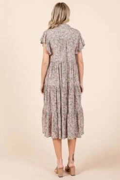 Mittoshop Abstract Print Ruffle Tier Midi Dress -Little Loom Store 983882d4 be9c 479f a830 a5eef67f0878 Max Origin