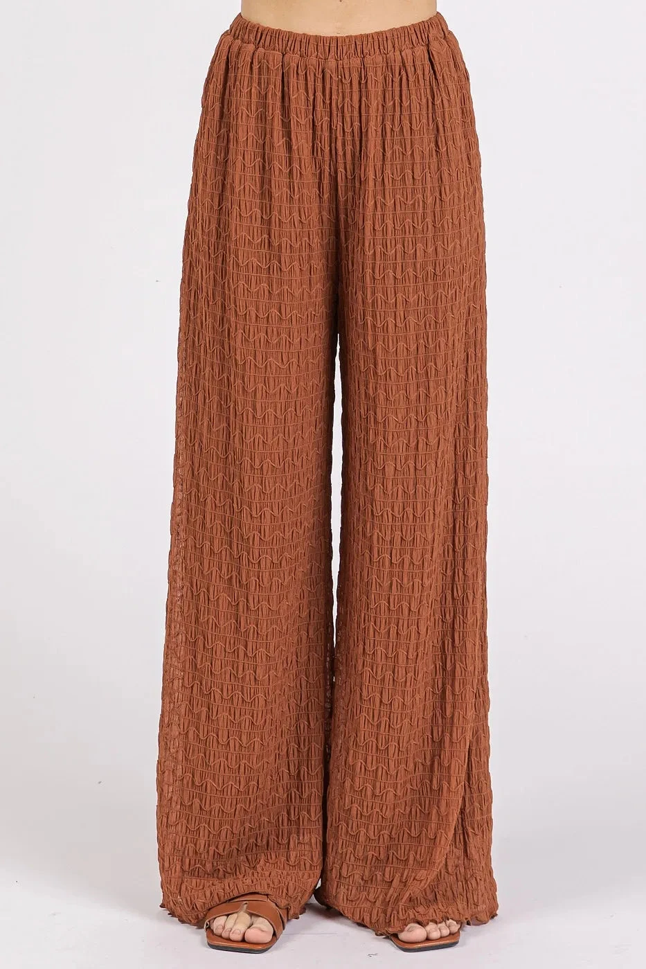 Mittoshop Textured Stretchy Crop Tank And Pants Set 6 Mittoshop Textured Stretchy Crop Tank And Pants Set - Image 4