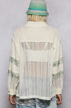 POL Printed Crochet Patchwork Button-Up Shirt -Little Loom Store 992d19da 967c 4a26 803a 72308b351474 Max Origin