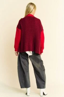Davi & Dani Cable-Knit Color Block Open Front Cardigan -Little Loom Store 9a453a7e 9618 4eb0 8bd4 9d88a5ff9c76 Max