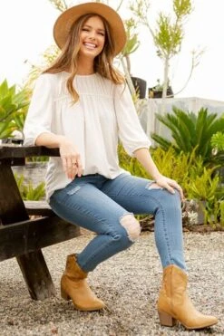 Celeste Full Size Puff Sleeve And Bow Detail Top Plus Size 9 Celeste Full Size Puff Sleeve And Bow Detail Top Plus Size -Little Loom Store 9af7cc9f 1045 4a92 a69f d518fe1fbd3c Min