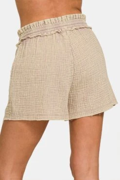 Zenana Washed Frayed Hem Drawstring Shorts -Little Loom Store 9b073e0b 86c6 4b61 bcd8 5ff719779cfd Max