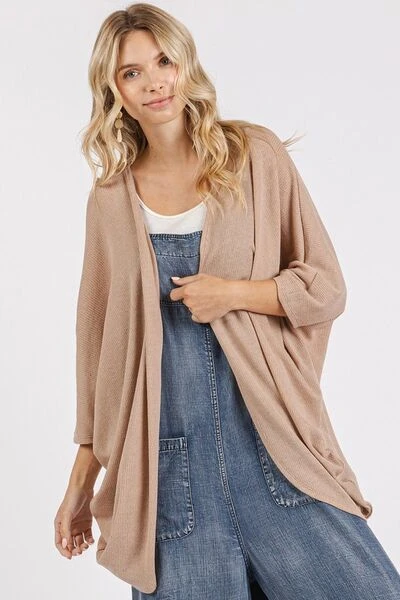 Mittoshop Open Front Batwing Sleeve Cardigan 4 Mittoshop Open Front Batwing Sleeve Cardigan - Image 2