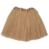 Taupe Tutu Skirt For Women – 3-Layer Tulle Ballet Skirt For Costume, Dress-Up, Dance, & Cosplay -Little Loom Store AdultTaupeTutu