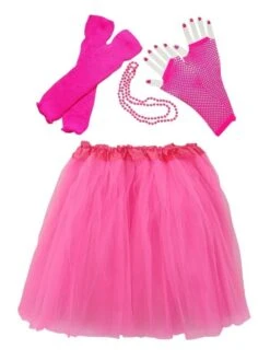 80s Tutu Costume Outfit For Kids, Adults, Plus Size - 4 Piece Dress Up Set -Little Loom Store Adult 80 s HP 2