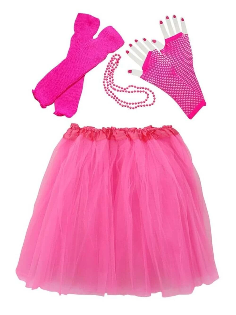 80s Tutu Costume Outfit For Toddlers & Little Girls - 4 Piece Dress Up Set 21 80s Tutu Costume Outfit For Toddlers & Little Girls - 4 Piece Dress Up Set - Image 19