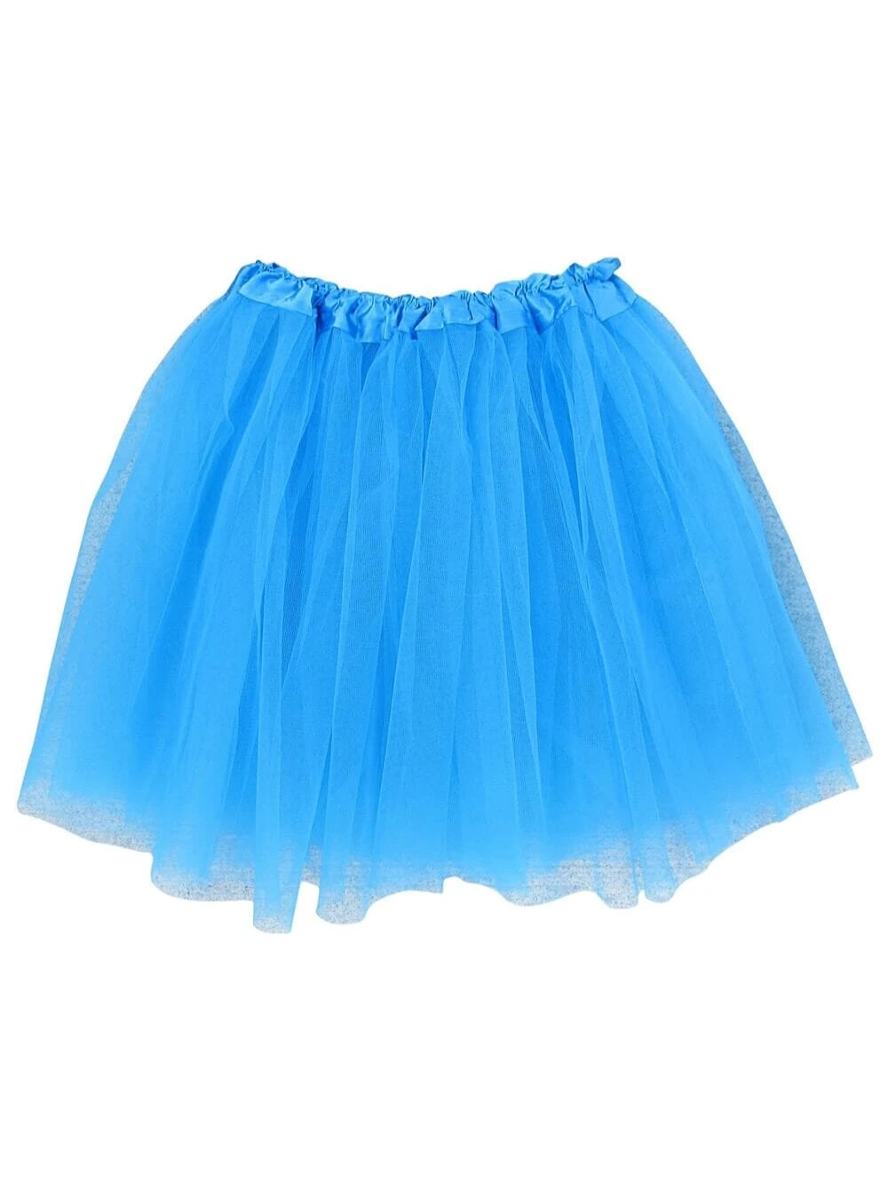 Neon Blue Tutu Skirt For Women – 3-Layer Tulle Ballet Skirt For Costume, Dress-Up, Dance, & Cosplay 4 Neon Blue Tutu Skirt For Women – 3-Layer Tulle Ballet Skirt For Costume, Dress-Up, Dance, & Cosplay - Image 2