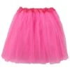 Neon Pink Tutu Skirt For Women – 3-Layer Tulle Ballet Skirt For Costume, Dress-Up, Dance, & Cosplay -Little Loom Store Adult Neon Pink