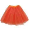 Orange Tutu Skirt For Women – 3-Layer Tulle Ballet Skirt For Costume, Dress-Up, Dance, & Cosplay -Little Loom Store Adult Orange