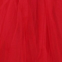 Red Tutu Skirt For Women – 3-Layer Tulle Ballet Skirt For Costume, Dress-Up, Dance, & Cosplay -Little Loom Store Adult Red 2 1
