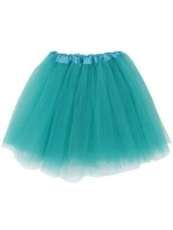 Turquoise Green Plus Size Adult Tutu Skirt - Women's Plus Size 3- Layer Basic Ballet Costume Dance Tutus