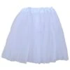 White Tutu Skirt For Women – 3-Layer Tulle Ballet Skirt For Costume, Dress-Up, Dance, & Cosplay -Little Loom Store Adult White