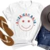 American Babe Patriotic 4th Of July Patriotic Graphic T-Shirt -Little Loom Store AmericanBabeAsh