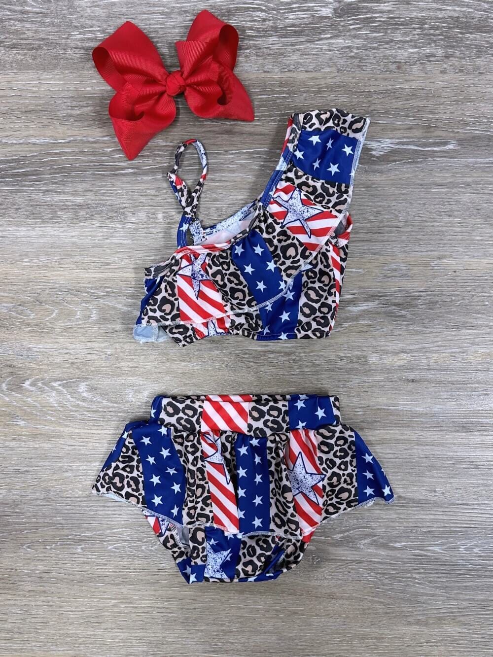 Front Page 40 Front Page -Little Loom Store AmericanDreamRuffleSkirted2PieceGirlsSwimsuit 1
