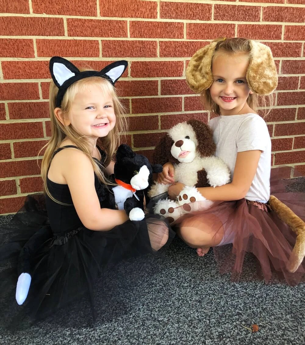 Girls Brown Puppy Costume - Complete Kids Costume Set With Tutu, Tail, & Ears 6 Girls Brown Puppy Costume - Complete Kids Costume Set With Tutu, Tail, & Ears - Image 4