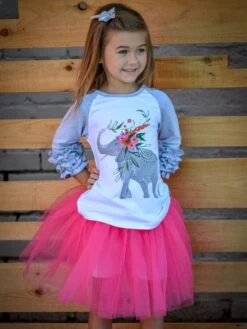 Hot Pink Tutu Skirt For Girls – 3-Layer Tulle Ballet, Dance, And Dress-Up Costume Skirt -Little Loom Store BR Elephant Tee HP tutu 3 s 1 51a53703 3541 40c8 84a8 e7a699d7f8cc