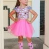 Pink Tutu Skirt For Girls – 3-Layer Tulle Ballet, Dance, And Dress-Up Costume Skirt -Little Loom Store BR Pink Tutu 2 s 1