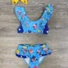 Baby Shark Splash Girls Two-Piece Swimsuit -Little Loom Store BabySharkSplashGirlsTwo PieceSwimsuit