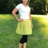 Yellow Plus Size Adult Tutu Skirt - Women's Plus Size 3- Layer Basic Ballet Costume Dance Tutus -Little Loom Store Ballet Tutu Adult Yellow BR