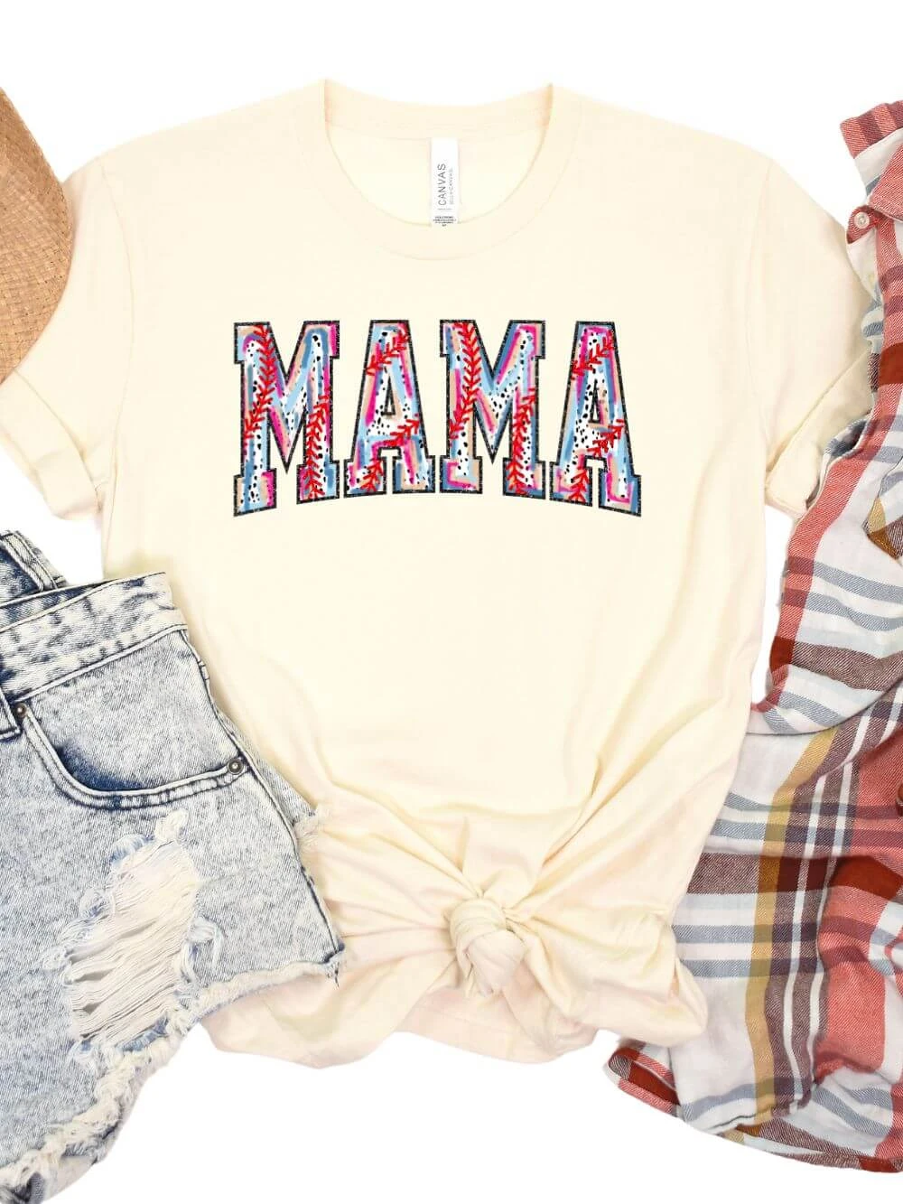 Baseball Mama Stitch Design Mom Graphic T-Shirt 13 Baseball Mama Stitch Design Mom Graphic T-Shirt - Image 11