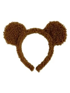 Brown Bear Girls Headband Ears, Kid Or Adult Size Costume Accessories