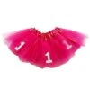 Hot Pink First Birthday Tutu Skirt - Baby Size Birthday Party Dress Costume Ballet Tutu -Little Loom Store BirthdayHP