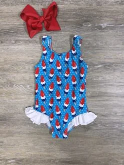 Bomb Pop & Splash Girls Patriotic One-Piece Swimsuit