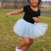 Light Aqua Blue Tutu Skirt For Girls β 3-Layer Tulle Ballet, Dance, And Dress-Up Costume Skirt 1 Light Aqua Blue Tutu Skirt For Girls β 3-Layer Tulle Ballet, Dance, And Dress-Up Costume Skirt -Little Loom Store BrooklynLightAqua