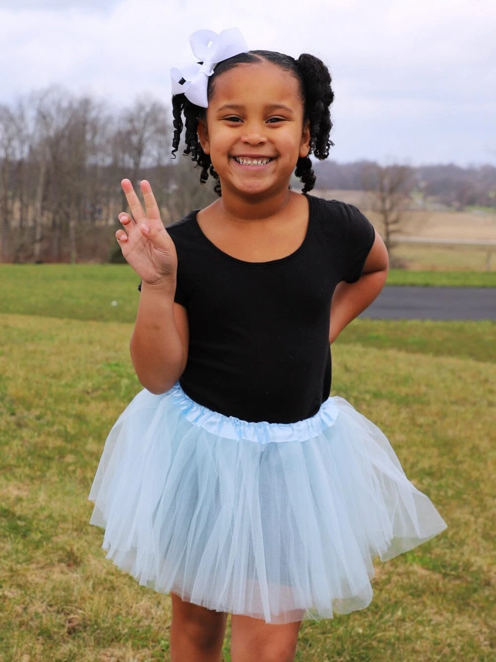 Light Aqua Blue Tutu Skirt For Girls – 3-Layer Tulle Ballet, Dance, And Dress-Up Costume Skirt 4 Light Aqua Blue Tutu Skirt For Girls – 3-Layer Tulle Ballet, Dance, And Dress-Up Costume Skirt - Image 2