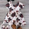 Brown Cow Brown Cow Girls Short Sleeve Dress