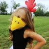 Chicken Headband & Beak Set, Kid Or Adult Size Costume Accessories 2 Chicken Headband & Beak Set, Kid Or Adult Size Costume Accessories -Little Loom Store ChickenHeadband