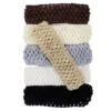 Everyday Basic Colors - 6 Pack 1.5" Elastic Crochet Headbands