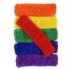 Rainbow Brights - 6 Pack 1.5" Elastic Crochet Headbands -Little Loom Store Crochet HP RB Brights