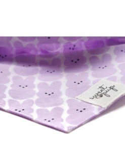 Dog Bandana - Lavender Easter Peep -Little Loom Store DogBandana2 LavenderEasterPeep