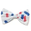 Dog Bow Tie - Summer Dazzle Red & Blue -Little Loom Store DogBowTie SummerDazzle