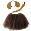 Brown Puppy Dog Costume Set – Adult & Plus Size – Dog Ears Headband, Tail & Tutu Skirt – Halloween & Cosplay -Little Loom Store Ear Costume Puppy f31e4d04 861f 4a48 a6c4 b53fa6ee7d9b