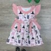 Enchanted Witches Girls Pink Twirl Dress -Little Loom Store EnchantedWitchesGirlsPinkTwirlDress
