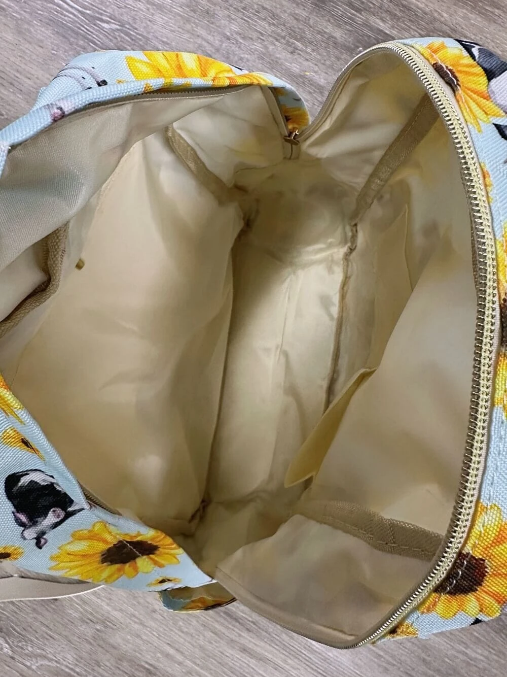 Farm Fresh Sunflowers & Cows Kids' School Backpack 5 Farm Fresh Sunflowers & Cows Kids' School Backpack - Image 3