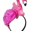 Pink Flamingo Headband - Cute Bird Feather Headband Costume Accessory -Little Loom Store FlamingoHeadband