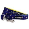 Flash Lightning Navy Blue & Yellow Fashion Dog Leash