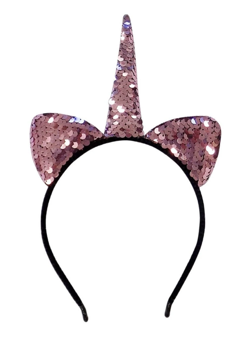 Flip Sequin Pink Unicorn Girls Headband Ears, Kid Or Adult Size Costume Accessories 3 Flip Sequin Pink Unicorn Girls Headband Ears, Kid Or Adult Size Costume Accessories