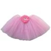 Pink Gerbera Daisy Flower Girls Tutu Skirt - Kids Size Tulle Ballet Dance Costume Tutus 2 Pink Gerbera Daisy Flower Girls Tutu Skirt - Kids Size Tulle Ballet Dance Costume Tutus -Little Loom Store GerberaTutuPink