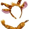 Giraffe Headband Ears & Tail, Kid Or Adult Costume Accessories -Little Loom Store GiraffeHeadbandTail