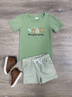 God’s Country Boys Outdoor Adventure Shorts Outfit
