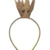 Golden Princess Headband Crown Kid Or Adult Costume Accessory -Little Loom Store GoldGlitterCrown