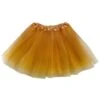 Goldenrod Tutu Skirt For Girls – 3-Layer Tulle Ballet, Dance, And Dress-Up Costume Skirt