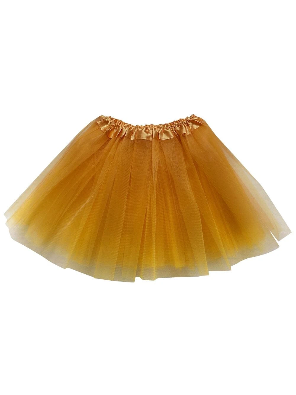 Goldenrod Tutu Skirt For Girls – 3-Layer Tulle Ballet, Dance, And Dress-Up Costume Skirt 3 Goldenrod Tutu Skirt For Girls – 3-Layer Tulle Ballet, Dance, And Dress-Up Costume Skirt