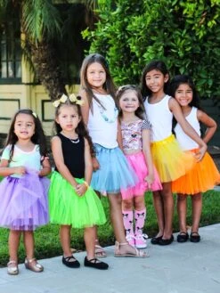 Yellow Tutu Skirt For Girls – 3-Layer Tulle Ballet, Dance, And Dress-Up Costume Skirt 11 Yellow Tutu Skirt For Girls – 3-Layer Tulle Ballet, Dance, And Dress-Up Costume Skirt -Little Loom Store Group Tutu Picture 3 s 1