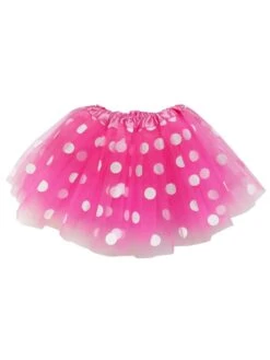Polka Dot Costume Tutu Skirt - Teen, Adult, Plus, & Extra Plus Size 19 Polka Dot Costume Tutu Skirt - Teen, Adult, Plus, & Extra Plus Size -Little Loom Store HP Polka White 1